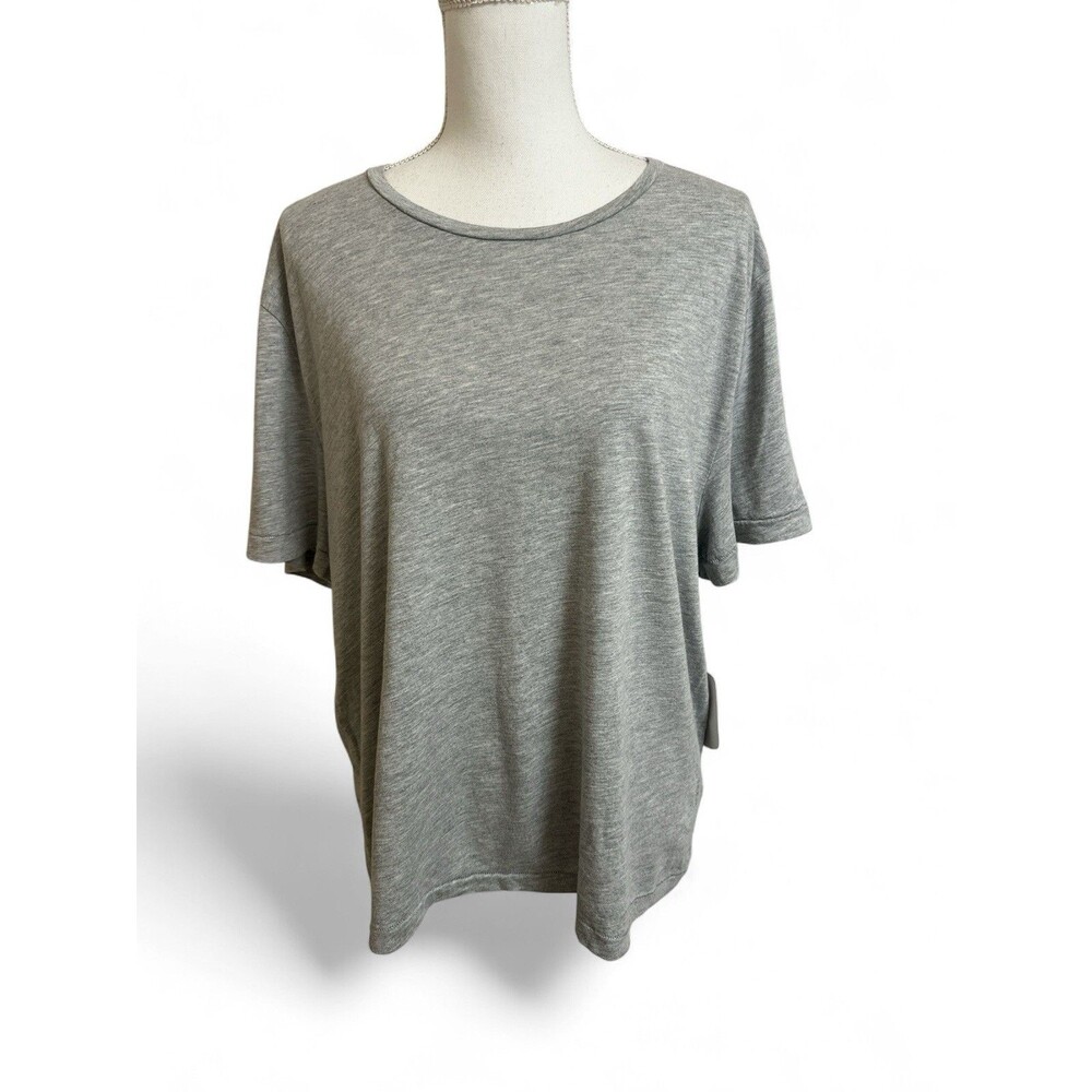 NWT Brooklinen Loungewear Women's  XL Gray Modal Cotton Blend Tee T-Shirt NEW